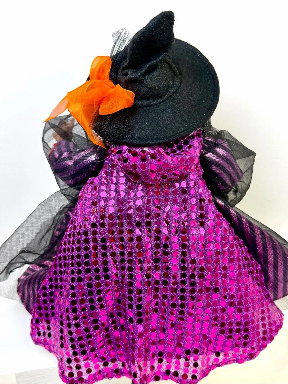 Vintage Singing Witch Shelf Sitter Halloween Figure “Double Double Toil Trouble”